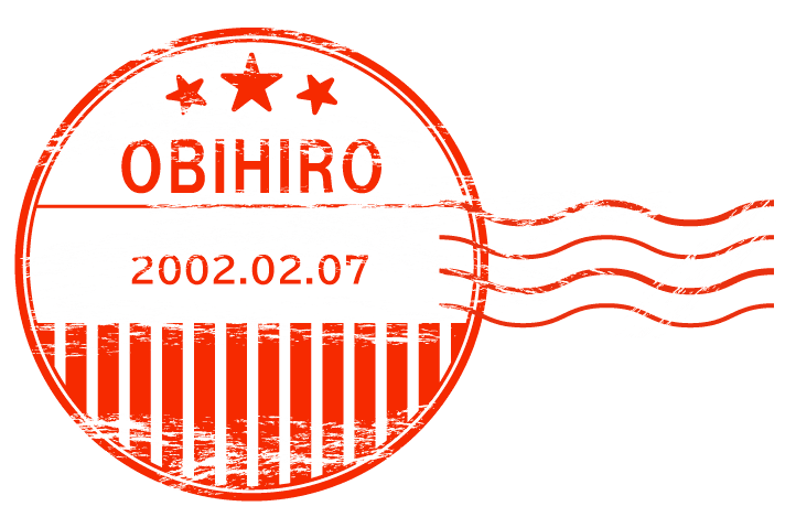出身地、生年月日スタンプ